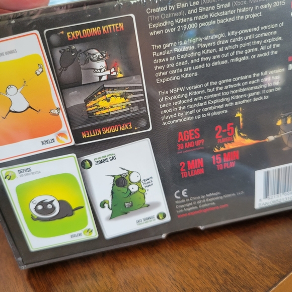 Exploding Kittens Card Game Set (new in box) - Picture 4 of 4